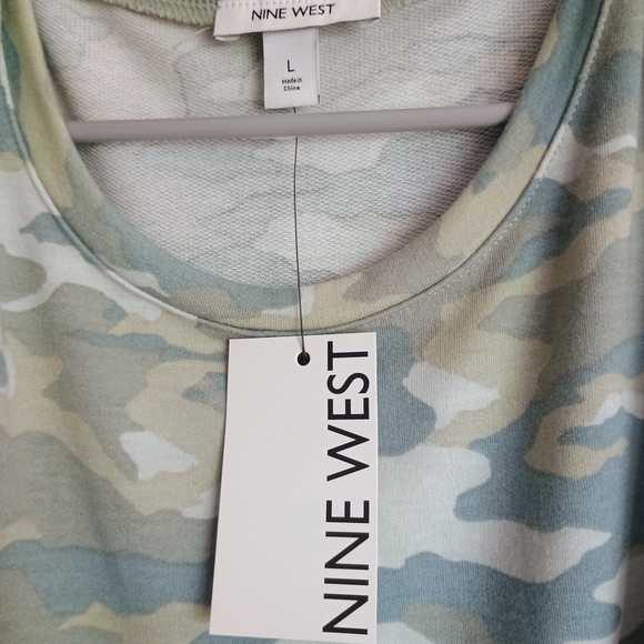 Nine West Camouflage T-Shirt - Picture 1 of 3